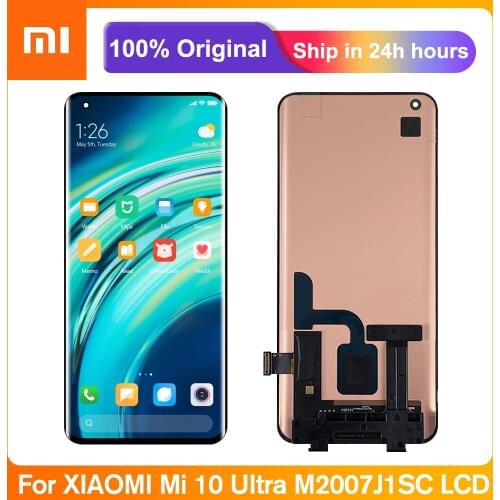 6.67'' Lcd Display For Xiaomi Mi 10 Uitra LCD Display Touch Screen Digitizer Assembly Parts For Xiaomi Mi10 Ultra Screen