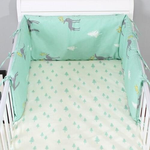 1pcs 180cm Length Cotton Infant Baby Bedding kit de berço Crib Fence Bumper Decoration Toys Newborn Bumpers Infant Safe Fence