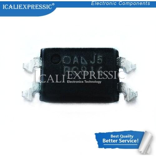 10PCS FOD814 PC814 EL814 LTV-814 FOD814 PC814A SOP-4 SMD opto-isolator transistor Photovoltaic Output In Stock