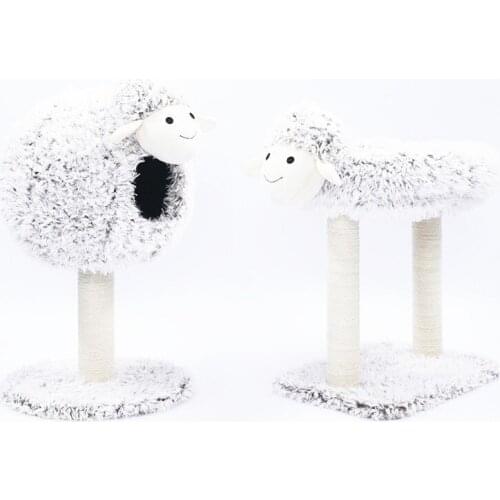 2 And 1 Cat House Tree Pet Cat Bed Round Kitten Hole Bench for Dog Puppy Cat Home Nest Pet Supply