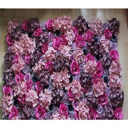40cm*60cm Magic Colorful rose flower wall wedding decoration home decor party flowers wall