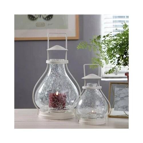 4HQD Decorative Glass Candlesticks