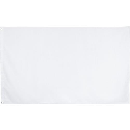 Jennifer hanging 90*150cm Solid Color white Flag For Decoration