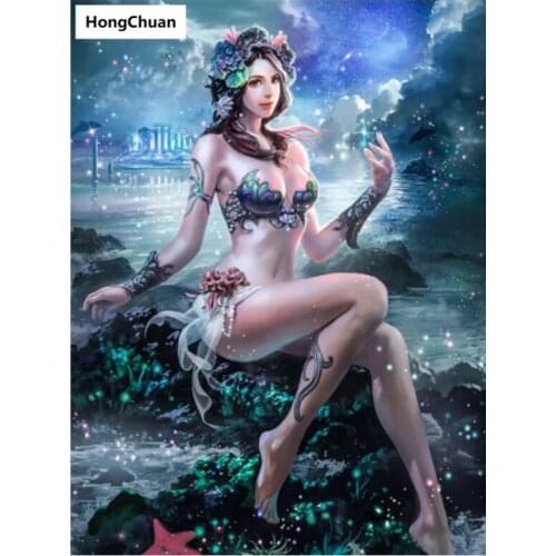 Fast delivery 5D DIY square/round diamond painting "cute girl cartoon" mosaic diamond cross stitch home decoration art gift