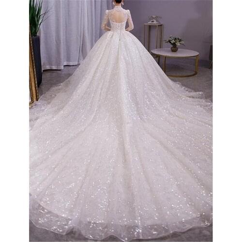 HONGFUYU Long Sleeve Wedding Dresses
