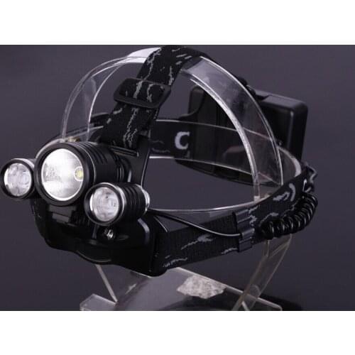 Linterna Cabeza CREE XML T6 2R5 4 Mode led headlight headlamp 5000 Lumens With AC&Car Charger 2*18650 6000mAh 3.7V Battery