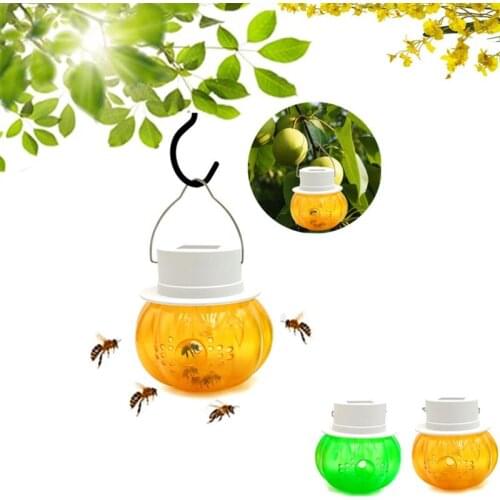 Wasp Trap Fruit Fly Flies Insect Bug Hanging Honey-Trap Catcher Killer No-Poison Trap Bottle Hanging Tree Pest Control Tool