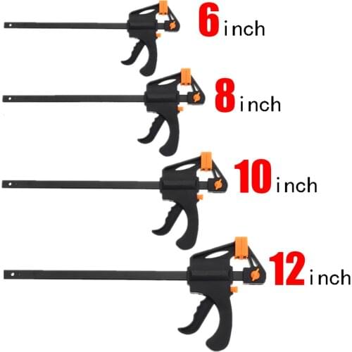 1pc High quality F Woodworking Clamp Adjustable Working Work Bar Clamp Clip Kit Spreader Gadget Tool DIY Hand Woodworking tools