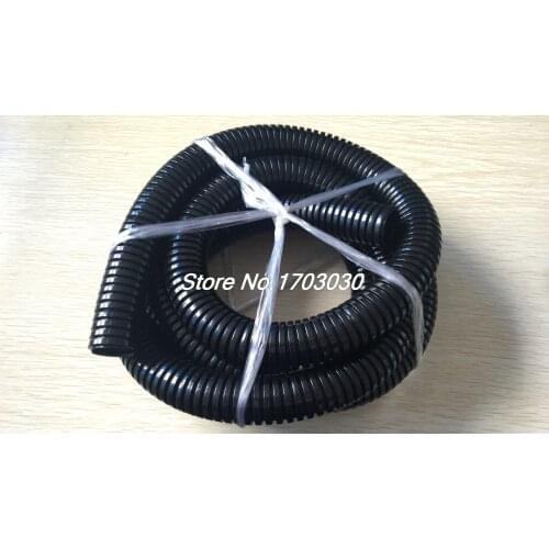 28.5mm Outer Diameter Convoluted Conduit Tube Wire Loom Harness 1.7M Long