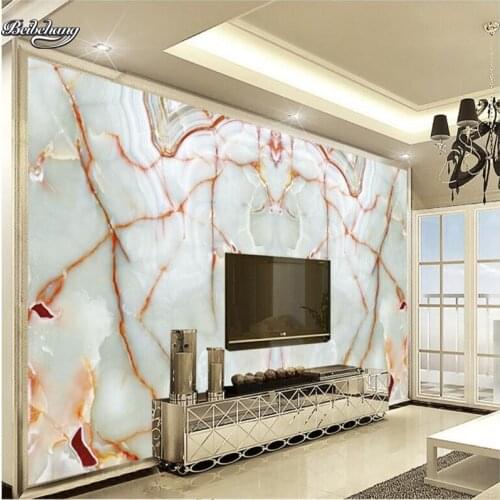 Beibehang Marble Wall Tile Frescoes Jade Stone Car Background Walls Zenith Customized Mural Nonwovens Wallpaper papel de parede