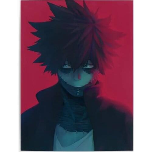 Prints Pictures Home Decoration Japanese Anime Wall Art Modular Dabi Poster Painting Cuadros On Canvas For Living Room No Frame