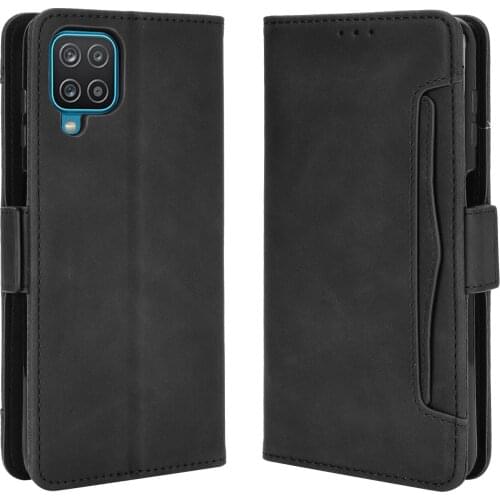 Strong Magnetic Flip Leather Wallet Case for Samsung Galaxy M32 SM-M325F M 32 M325 Anti-Knock Card Slot Phone Bag Cover