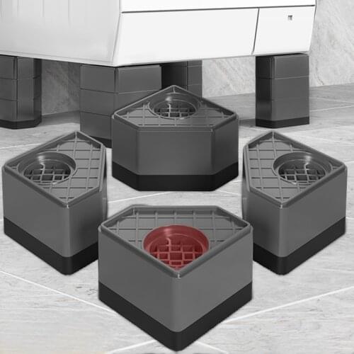 Roller Washing Machine Footrest Base Anti-Slip Anti-Shock Fixed Heighten General Shock Absorber Refrigerator Stand Base Bracket