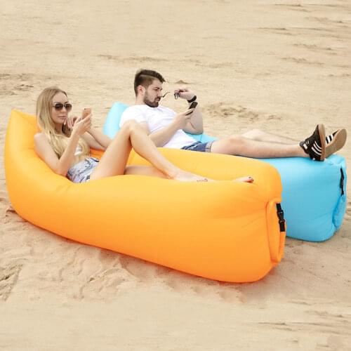 Camping Inflatable Sofa Portable Folding Chair Sleeping Bag Waterproof Ultralight Air Bed Outdoor Fast Folding Beach lazy Bag