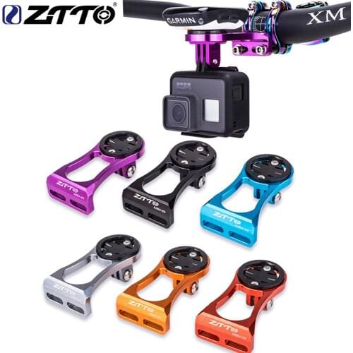 ZTTO Bike Computer Camera Holder Handlebar Extension MTB Road bicycle stopwatch GPS holder for GARMIN Bryton CATEYE GoPro mount
