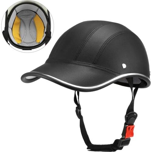 Outdoor Sports Bicycle Helmet Cycling Safety MTB Bike Helmet Cycling Helmet Baseball Cap Hat for Motorcycle Bike Bicycle Scooter