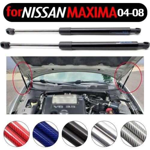 1Pair Auto Hood Lift Supports Shocks Gas Struts for 2004-2008 Nissan Maxima Sedan for Nissan Teana J31 Damper