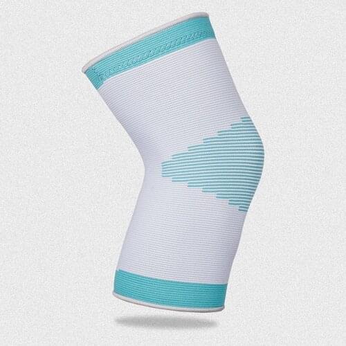 1 Pair Compression Nylon Knee Protector Brace Flexible Sports Knee Pads Fitness Nylon Sleeves For Basketball Running