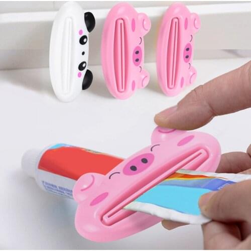 2PCS Rolling Toothpaste Device Tube Dispenser Holder Multifunctional Plastic Facial Cleanser Squeezer Press Bathroom Accessories