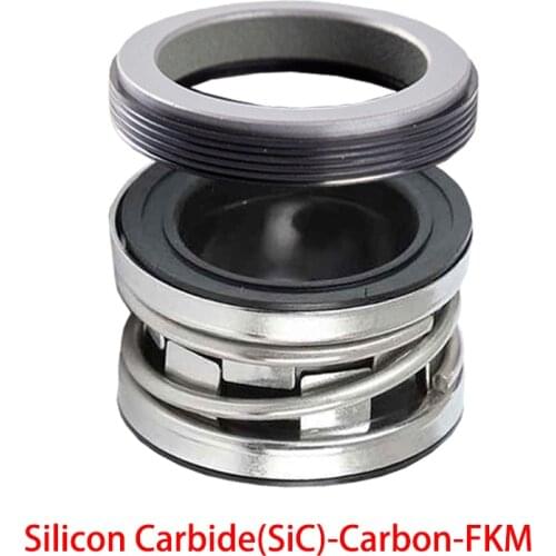 210/2100-30/32/35/38/40/43/45/50 Silicon Carbide-Carbon-FKM Water Pump Single Coil Spring End Face Bellows Shaft Mechanical Seal