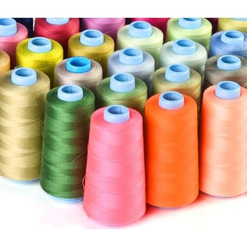 5pcs/lot sewing thread pagoda line package sewing thread hand stitching 40/2 3000 code speed polyester sewing thread
