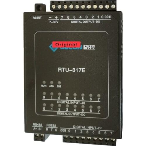 8DO NPN Transistor 8DI Switch Isolated Output Digital Input Module RS232 RS485 MODBUS RTU Communication Protocol