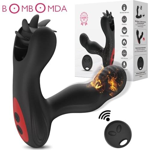 USB Rechargeable Anal Plug Vibrator Butt Plug Male Prostate Massage with Ring Remote Control G-spot Vibrator Sexual Products