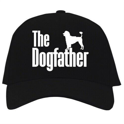 The Dogfather Portuguese Water Dog Printed Baseball Cap, Funny Dog Lovers Gift Caps