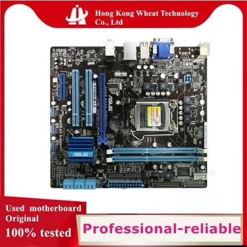 For ASUS P7H55-M LX Motherboard Socket LGA 1156 DDR3 SATA2 For Intel H55 Original Desktop Used Mainboard