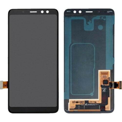 For Samsung Galaxy A8 2018 SM-A530 Black Color Original AMOLED LCD and Touch Screen Assembly