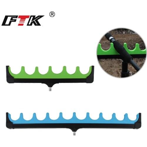 FTK 30.5/50.5cm Bubble Fishing Rod Hodler 6/8Hole EVA Foam Soft Fishing Pole Tackle Carp Fishing Accessories