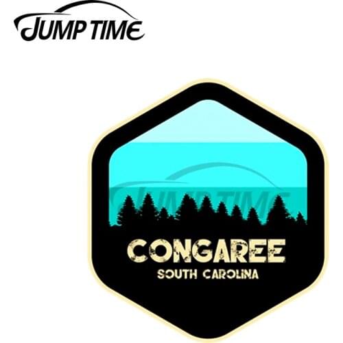 JumpTime 13 x 11.5cm For Congaree National Park Fine Car Stickers Vinyl Car Sticker Bumper Decoration Travel Scratch-proof Decal