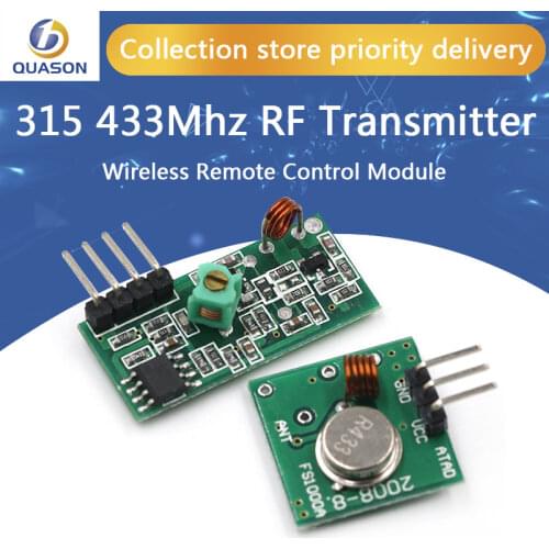 315 433 Mhz 315Mhz 433Mhz RF Transmitter And Receiver Link Kit for Arduino Wireless Remote Control Module Voltage Module Board