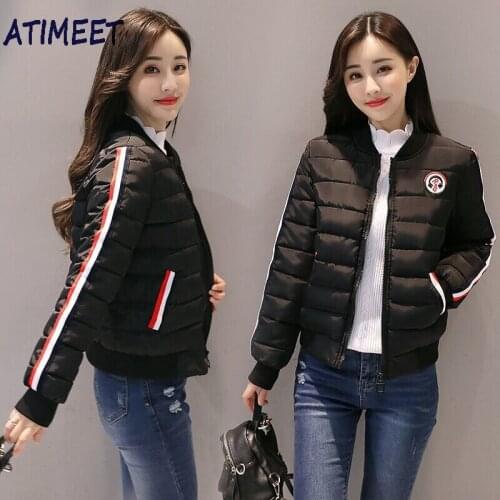 Women Filling Cotton Jacket Autumn And Winter Casual Style Woman Parkas Female Coats