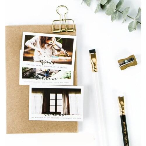 5.2*8cm 27pcs Mini Card little happy thing in life print Scrapbooking Craft Paper card DIY gift Decoration card message card