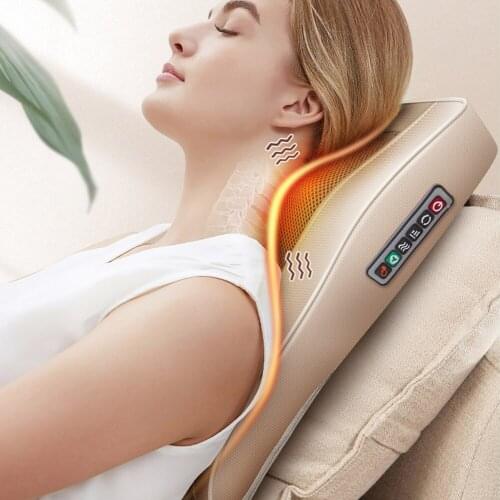 Multifunctional Cervical Massage Pillow for Household Neck Massager Massager Neck Shoulder Back Body Relax Vibrator Infrared