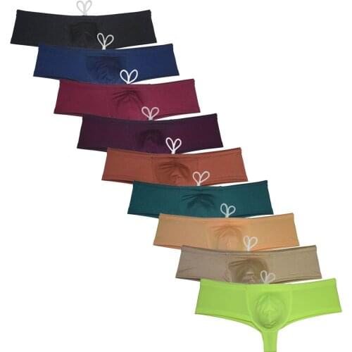 Mens Hipster Swimwear Brazilian Bikini Swim Briefs Swimming Trunks Boxer Cut Surf Board Shorts