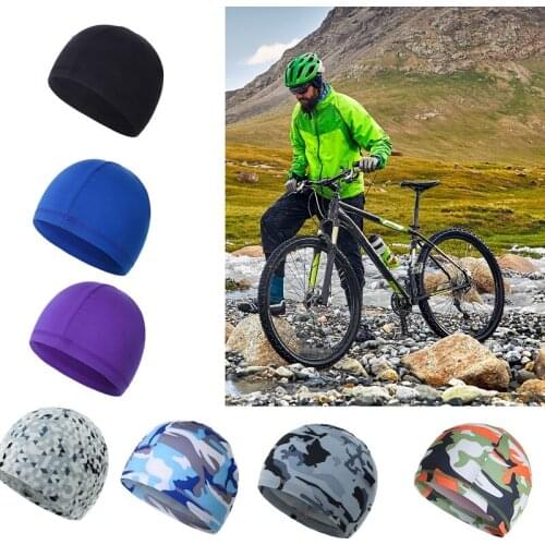 Men Women Outdoor Running Skiing Cap Outdoor Sports Mesh Caps Beanie Bike Cycling Riding Jogging Windproof Hat Helmet Liner Caps