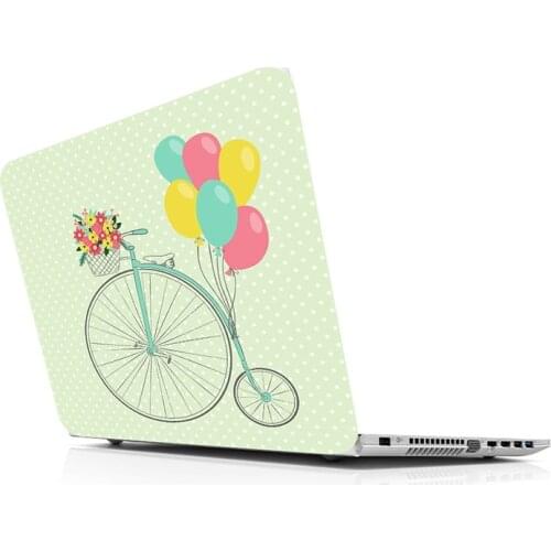 Sticker Master Unicycle And Balloons universal laptop skin for 13 14 15 15.6 16 17 19 "inc notebook decal for mac, dell, Acer, HP