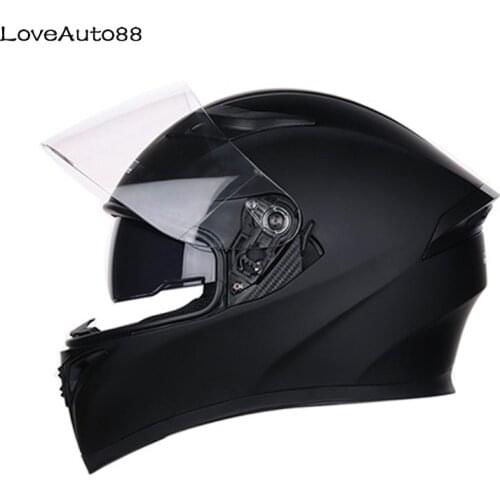 Full Face Professional Motorcycle Helmet Racing Helmet Modular Dual Lens Motorcycle Helmet for Women/Men Safe Helmets