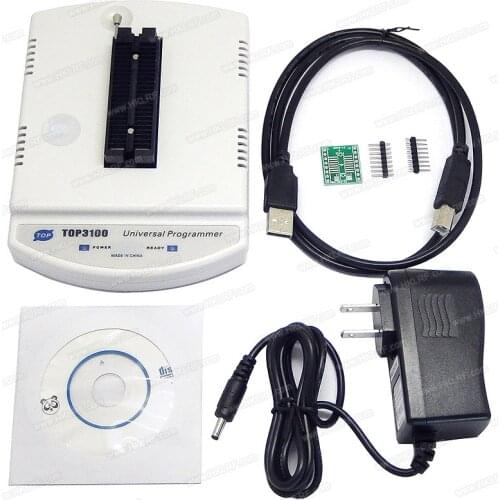 TOP3100 USB Universal Programmer ECU Chip Tunning Eprom IC Auto Programmer for Windows7/Vista/Xp 32bits MCU PIC AVR 51