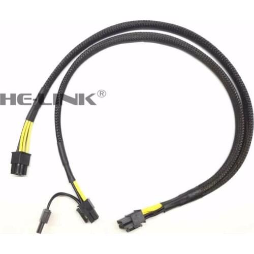 10Pin Male to PCI-E Graphics Video Display Card 8Pin + 6Pin Male Power Supply Cable For HP Server DL580 / DL585 / DL980 G7