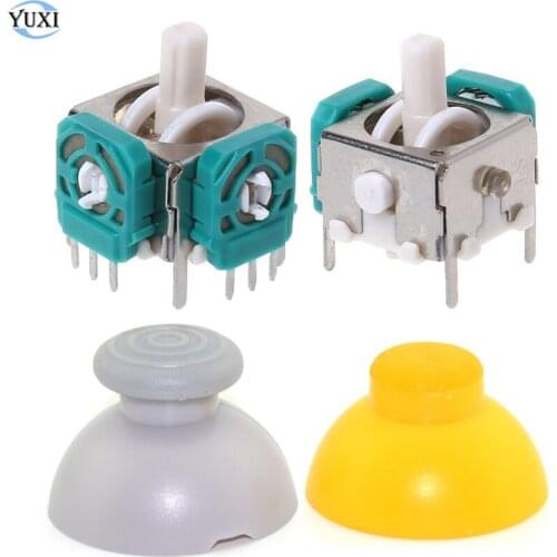 YuXi Replacement For GameCube NGC Controller 3D Analog Joystick Sensor Module Stick with Thumb stick Cap