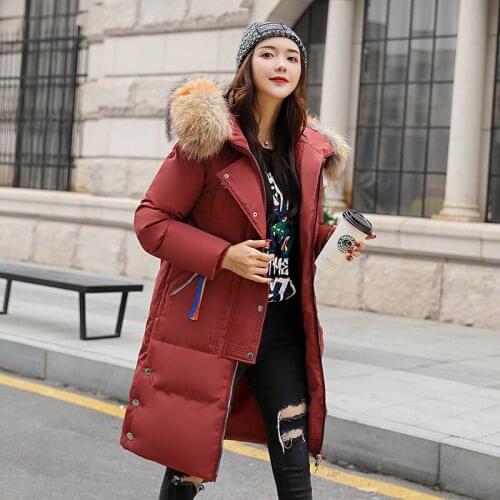 Woman Time-limited 2019 Autumn And Winter New Korean Overknee Heavy Seta Lead Thickening Self-cultivation Cotton-padded Loose