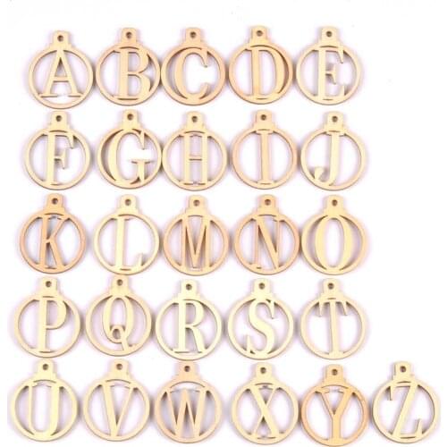 1set 43x35mm Letter/number Wood charm pendant Accessories DIY Crafts For Handmade Scrapbook Home Decoration Ornaments