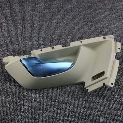 39856976 39856995 Front Left Beige Door Handle Inside Interior Chrome Passenger For VOLVO XC60 2009 2010 2011 2012 2013