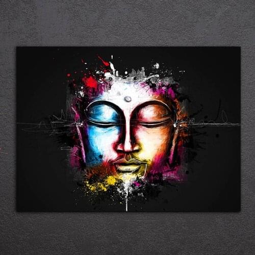 5D DIY diamond embroidery"Buddha Watercolor Face"full drill diamond painting Cross Stitch Rhinestone mosaic home decoration
