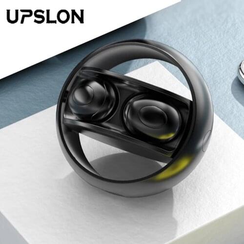 UPSLON Bluetooth Wireless Headset IPX6 game Headphone Bluetooth 5.0 Star Ring Charging Box 9D Waterproof Stereo Sport Earbuds