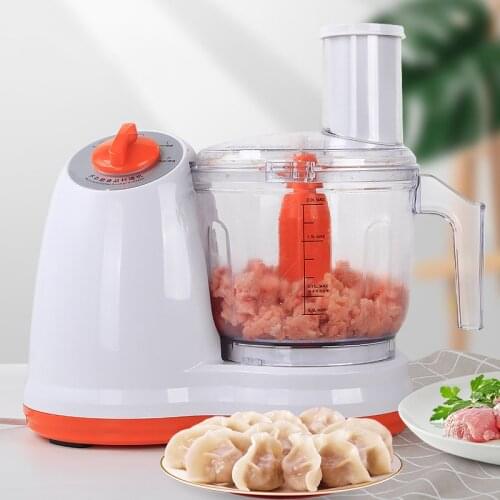 Household Electric Garlic Peeling Machine Automatic Multi-function Cutting Machine Pepper Potato Shredded Slicer Meat Grinder