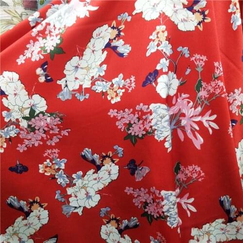 Floral Glossy Satin Simulation Silk Dress Pants Shirt Square Scarf Jewelry Soft Fabric